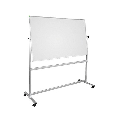 Stativdrehtafel-Whiteboard U-Act!Line, STC903, 200x100cm, lackiert, Aluminiumrahmen