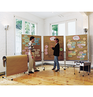 Moderationspapier 7-240300 80g/qm weiß 100 Bl./Pack.