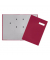 Unterschriftenmappe 24052-11, A4 5 F&auml;cher Karton rot