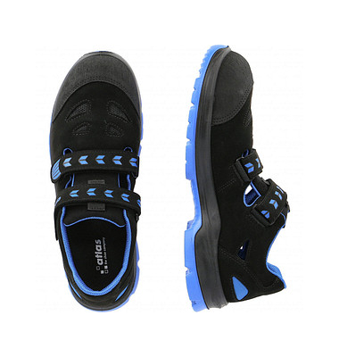 Sicherheitssandalen SL 465 XP, S1P, SRC, ESD, Unisex, schwarz/blau, Weite 10, Gr&ouml;&szlig;e 36