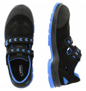 Sicherheitssandalen SL 465 XP, S1P, SRC, ESD, Unisex, schwarz/blau, Weite 10, Gr&ouml;&szlig;e 44