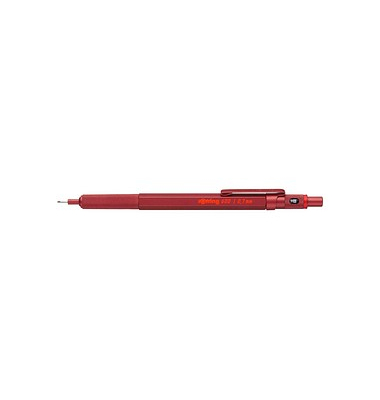 rotring 600 Druckbleistift rot HB 0,7 mm