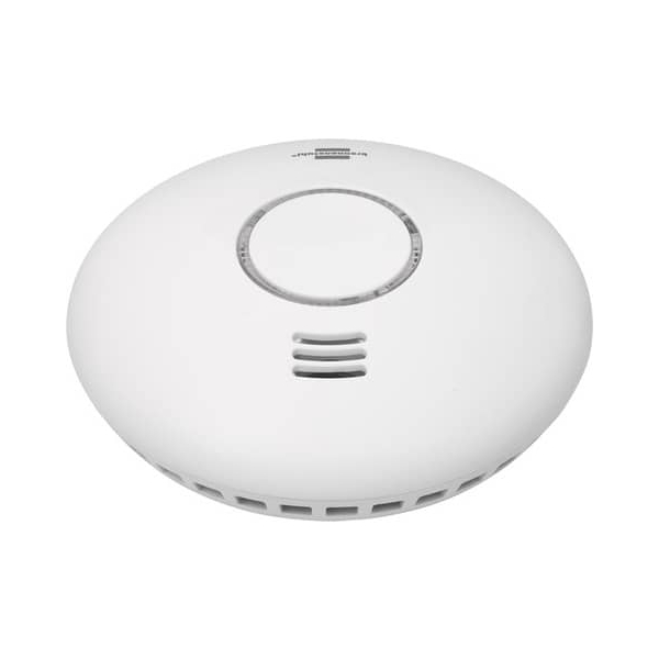 4007123664665 - Brennenstuhl Connect WRHM0 Rauch- und Hitzewarnmelder 24-GHz Wi-Fi App-Benachrichtigung 85 dB EN 14604 inkl Batterien