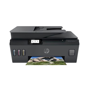 HP Smart Tank Plus 570 Wireless All-in-One 3 in 1 Tintenstrahl-Multifunktionsdrucker grau