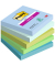 Haftnotizen 654-5SS-OAS, Super Sticky Notes Oasis Collection, 76x76mm, denimblau/mint/limonengrün/immergrün/seeglasgrün, quadrat