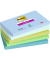 Haftnotizen 655-5SS-OAS, Super Sticky Notes Oasis Collection, 127x76mm, farbig sortiert (denimblau/mint/limonengr&uuml;n/immergr&uuml;n/se
