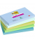 Haftnotizen 655-5SS-OAS, Super Sticky Notes Oasis Collection, 127x76mm, farbig sortiert (denimblau/mint/limonengr&uuml;n/immergr&uuml;n/se