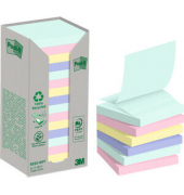 Haftnotizen R-330-1RPT-N, 76x76mm, farbig sortiert (mint/hellblau/gelb/flamingopink), quadratisch