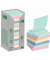 Haftnotizen R-330-1RPT-N, 76x76mm, mint/hellblau/gelb/flamingopink, quadratisch
