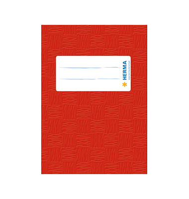 Heftumschl&auml;ge 19896 rot 10,5x14,8cm (BxH)