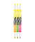 Textmarker FLUO DUO, 734127, Set, 1. Seite: gelb / 2. Seite: pink, grün, orange, 1-5mm Keilspitze