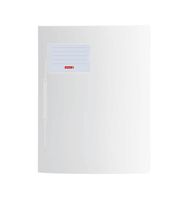 Schnellhefter FACT! 102015000, A4, wei&szlig; transluzent, Polypropylen (PP), Vorderdeckel transluzent