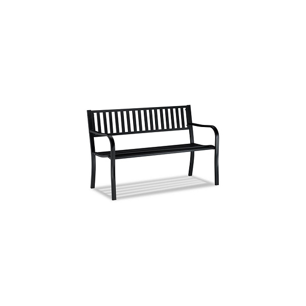 4052025261177 - Gartenbank bequemer 2-Sitzer robuste Metallbank für Terrasse Balkon hbt 82 x 1275 x 595 cm schwarz - Relaxdays 4052025261177 - Gartenbank bequemer 2-Sitzer robuste Metallbank für Terrasse Balkon hbt 82 x 1275 x 595 cm schwarz - Relaxdays
