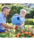 relaxdays 10026117_0 Gartenbank schwarz Metall 127,5 cm