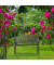 relaxdays 10030987_0 Gartenbank schwarz/bronze Metall 102,0 cm