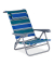 relaxdays Liegestuhl blau