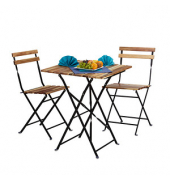 relaxdays Sitzgruppe braun
