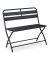 relaxdays Gartenbank 10036106_0 dunkelgrau Metall 90,0 cm