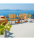 relaxdays Gartenbank 10038647_0 hellbraun Holz 161,0 cm
