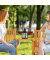 relaxdays Gartenbank 10038647_0 hellbraun Holz 161,0 cm