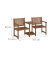 relaxdays Gartenbank 10038648_0 braun Holz 161,0 cm