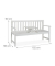 relaxdays Gartenbank 10038652_0 weiß Holz 152,0 cm