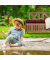 relaxdays Gartenbank 10038654_0 dunkelbraun Holz 115,0 cm