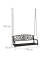 relaxdays Gartenbank 10036098_1254 braun/bronze Metall 133,0 cm