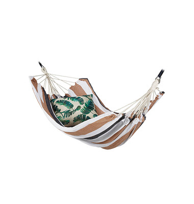 relaxdays Hängematte braun