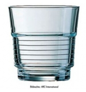 Glas, Spirale, stapelbar, rund, 200 ml, 7,7 x 7,7 cm