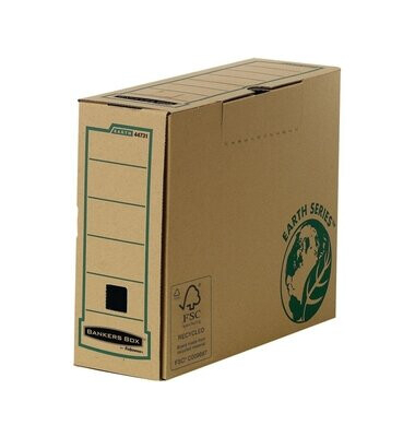 Archivbox Bankers Box, 10 x 35 x 26 cm, i: 9,7 x 33 x 25 cm
