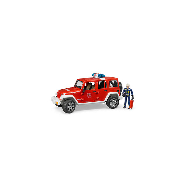 4001702025281 - bruder Modellfahrzeug Jeep Wrangler Unlimited Rubicon Feuerwehrfahrzeug mit Feuerwehrmann 4001702025281 - bruder Modellfahrzeug Jeep Wrangler Unlimited Rubicon Feuerwehrfahrzeug mit Feuerwehrmann