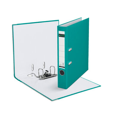 Ordner 1015 1015-50-52, A4 52mm schmal vollfarbig türkis