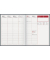 Buchkalender 7024074905, Manager, schwarz, 1 Woche / 2 Seiten, 20,5x26cm, 2025