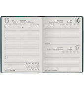 Taschenkalender 610-0701, farbig sortiert, 1 Tag / 1 Seite, 10x14cm (A6), 2025