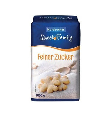 Zucker, gemahlen, Packung