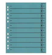 Trennblätter 9510508100 A4 hellblau 230g 