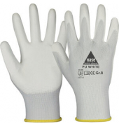 Montagehandschuhe PU White, PU, weiß, Größe 8 / M