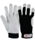 Montagehandschuhe Power Grip II, Leder, schwarz/grau, Größe 9 / L