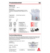 Schwei&szlig;erhandschuhe Mexico-Z, Leder, natur, Gr&ouml;&szlig;e 9 / L