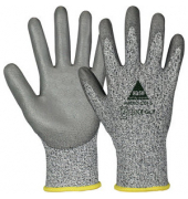 Schnittschutzhandschuhe Medio Cut 5, Polyurethan, grau/weiß, Größe 9 / L