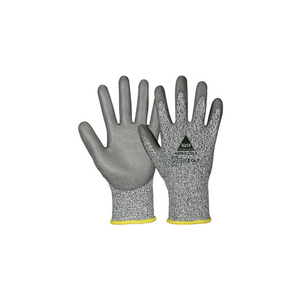 Hase Safety Gloves - 10 Paar Hase Schnittschutzhandschuh Medio Cut5 Polyurethan-beschichtet Gr 9