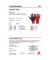 Montagehandschuhe SuperFlex Foam, Latexschaum, schwarz/rot, Größe 8 / M