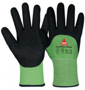 Winter-/Montagehandschuh SuperFlex Winter, Nitrilschaum, schwarz/grün, Größe 10 / XL