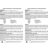 Nitril-Arbeitshandschuh Erfurt Lite, Nitril, gelb/weiß, Größe 9 / L