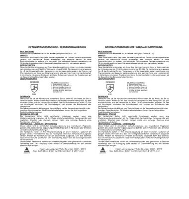 Nitril-Arbeitshandschuh Erfurt Lite, Nitril, gelb/weiß, Größe 9 / L