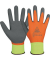 Montagehandschuhe SuperFlex +, Latex, Latexschaum, orange/gelb/grau, Größe 10 / XL