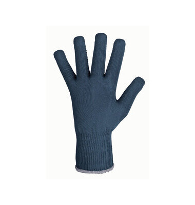 Arbeitshandschuhe ZIBO , Vinyl Noppen, blau, Größe 8 / M