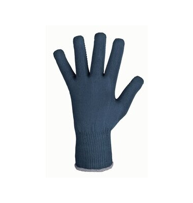 Arbeitshandschuhe ZIBO , Vinyl Noppen, blau, Größe 10 / XL