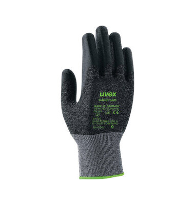 Schnittschutzhandschuhe C300 foam , High Performance Elastomer (HPE), SoftGrip-Foam, schwarz/blau, Gr&ouml;&szlig;e 9 / L